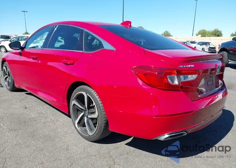 2018 Honda Accord Sport 2.0T from USA, damaged, VIN 1HGCV2F36JA047641
